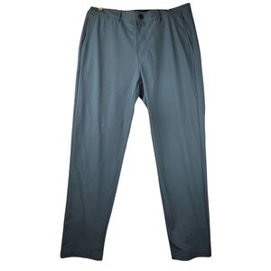01.Algo Mens Performance Size 32 Chino Pants Forest Green Wicking‎. 40 Upf